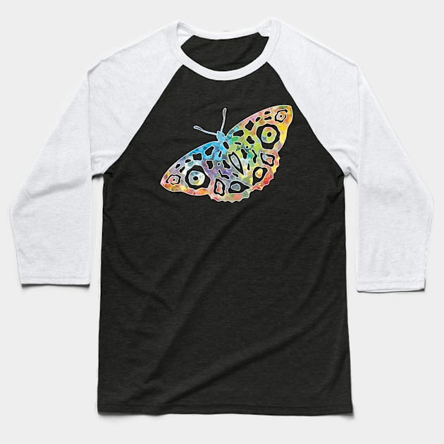 Cool butterfly colored t-shirt Baseball T-Shirt by thefriendlyone